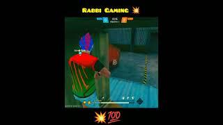 new game play video free fire  #short @Rabbi gaming 