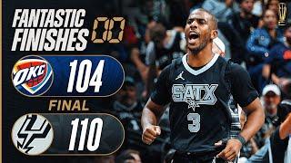 Final 3:06 EXCITING ENDING Thunder at Spurs  | November 19, 2024