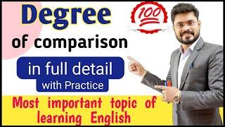 Degree Of Adjectives | Rules, Uses, Examples, Concept In Hindi | Degree Of  Comparison In Detail