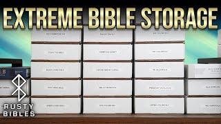 Professional-Grade Bible Storage From The Ultimate Bible Nerd!  Store Your Bibles Longer And Safer