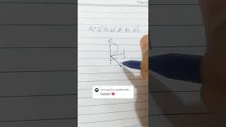 "Rishabh" Name Art #shorts #viral #handwriting #name #nameart #design