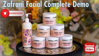 Zafrani Facial Complete Demo with Customer Review