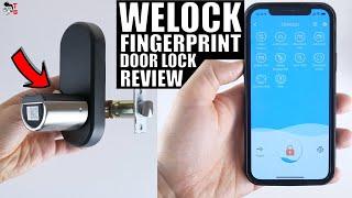 Welock Fingerprint Door Lock Touch43 - REVIEW, Installation, App Functions