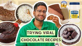 TESTING VIRAL CHOCOLATE HACKS FOR CHOCOLATE DAY DO I LIKE ANYTHING 