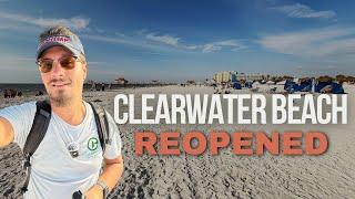 Clearwater Beach Reopens After Hurricanes!