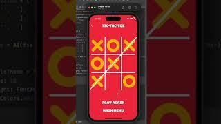 Tic-Tac-Toe game made with Flutter