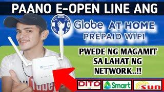 PAANO E-OPEN LINE ANG GLOBE AT HOME PREPAID WIFI? | SIMPLE STEPS | Small King Vlogs