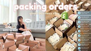 Packing orders for my small business on Shopify ⭐️ Record sales for black friday 2024!