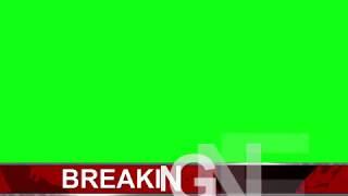 breaking news green screen