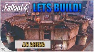 Fallout 4 Wasteland Workshop - Lets Build an Arena | The Octagon + Arena Features Explained