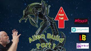 Xenomorph Alien Build | 7 Foot Tall | 3d Printed #3dhp