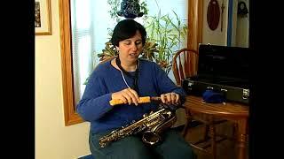 Disassembly of an Alto Saxophone