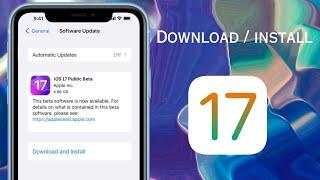 How to Download iOS 17 Beta on iPhone and iPad || How to Get iOS 17 || How to install iOS 17 Beta