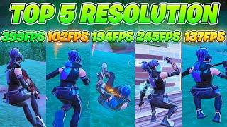 TOP 5 *NEW* Stretched Resolutions in Fortnite Chapter 6!  (How To Get A Stretched Resolution)