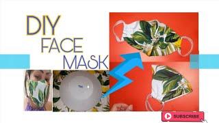 Fabricfacemask[Howtomakefacemaskathome]Easyfacemasksewing tutorial[Nosewingmachineface mask[Riceldiy