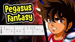 Saint Seiya - Pegasus Fantasy (Opening 1) 【Tab】| GUITAR TUTORIAL