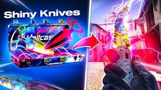 TRYING OUT ALL OF THE KNIVES CASES ON HELLCASE!