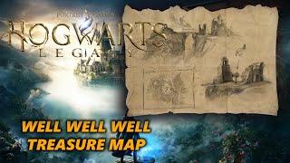 Well Well Well Treasure Map solution - Hogwarts Legacy