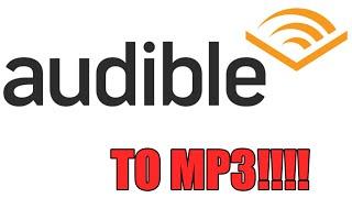 Easiest way to convert Audible to MP3 - For Free - AAX Files to MP3