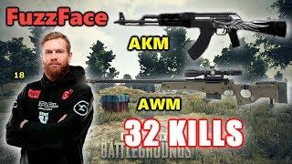 Faze FuzzFace & Larsen - 32 KILLS - AKM+AWM - Faze IGL+COACH DUO - PUBG