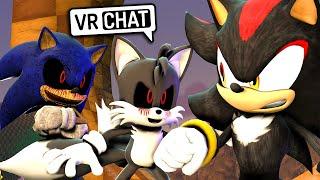 Shadow Meets Sonic.EXE & Tails.EXE! (VR Chat)