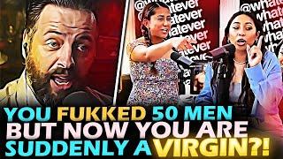 BORN-AGAIN Virgin gets WRECKED by Andrew for saying men should ACCEPT her 304 past