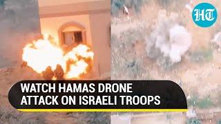 Hamas Drone Attack Destroys IDF Merkava Tank In Gaza; '40 Israelis Killed, 44 Vehicles Blown Up'
