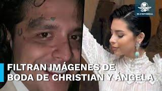 Christian Nodal y Ángela Aguilar sí se casaron en una íntima ceremonia en Morelos