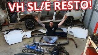 Stripped BARE! 383ci Holden VH SL/E gets ready for RESTORATION! | [Project: PRO STREET!] - Ep4.