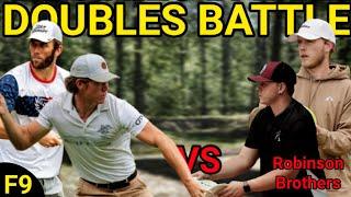 Doubles Disc Golf Battle 20!! | Isaac Robinson & Ezra Robinson! | W.R. Jackson | Front 9