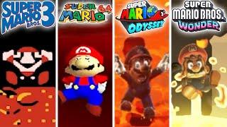 Evolution of Mario Falling in Lava (1985-2023)