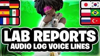 Fortnite Lab Report Doctor Slone Audio Log Voice lines "Part 2" (CH4-S3) [Localization]