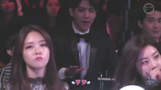Girl's Day Minah and Sojin reaction to BTS Danger - MAMA 2014 ft. Baehyun Suho Seungyoon