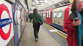 London Underground Victoria Line 2009 Stock Trains At King's Cross St. Pancras 10 April 2024