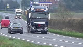 TRUCKS UP AND DOWN THE A41 IN SHROPSHIRE