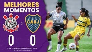 Corinthians 0x0 Boca Juniors | Melhores momentos | Conmebol Libertadores Feminina 2024