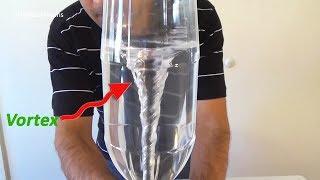 Create Vortex inside of a Bottle - Amazing Science Experiment!