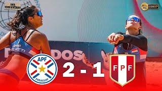 PARAGUAY 2  1 PERU  ¡ El TEAM 2 de PARAGUAY gana EPICAMENTE A PERU ! VOLEY PLAYA FEMENIL ASU2022