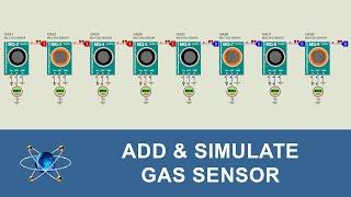 How to Add and Simulate Gas Sensor in Proteus 8 | DC Voltmeter