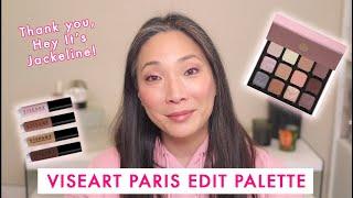 VISEART - Paris Edit Palette Review | Demo | Swatches - Collab w/ Hey It’s Jackeline