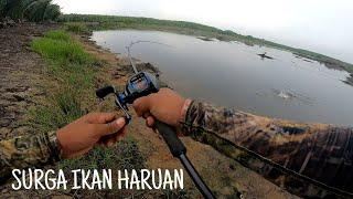 crazy fishing spot on the island of borneo