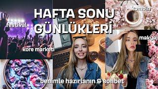 FESTİVAL VLOG | Avrupa'da yalnız hissetmek, yurt dışında yaşam, kore marketi alışverişim