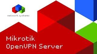 Mikrotik OpenVPN Server