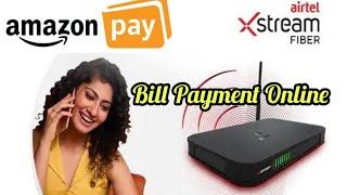 How to pay airtel Broadband Bill online | Amazon Pay | Tamil | Airtel Xstream Fiber | Pay Bill Fiber