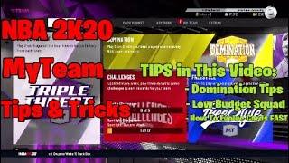 NBA 2K20 MyTEAM Tips & Tricks | Domination, Card Evolving, Starter Pack etc.