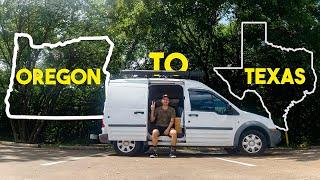 Moving From Oregon to Texas & Fixing My Van's Appearance