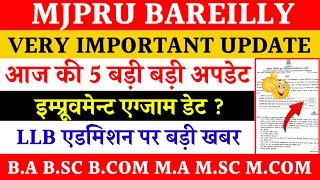 Mjpru admission form 2024 | mjpru LLB admission 2024 | pg admission mjpru | improvement exam form