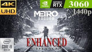 Metro Exodus Enhanced Edition: RTX 3060 | 1440p | Extreme Settings | PC FPS Gameplay Benchmark