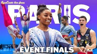 Beam, Floor, HB, PBar: Event Finals live from the Paris Olympic Games