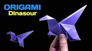 How to make an Easy Origami Dinasour || Dinasour Step-by Step Full Tutorial